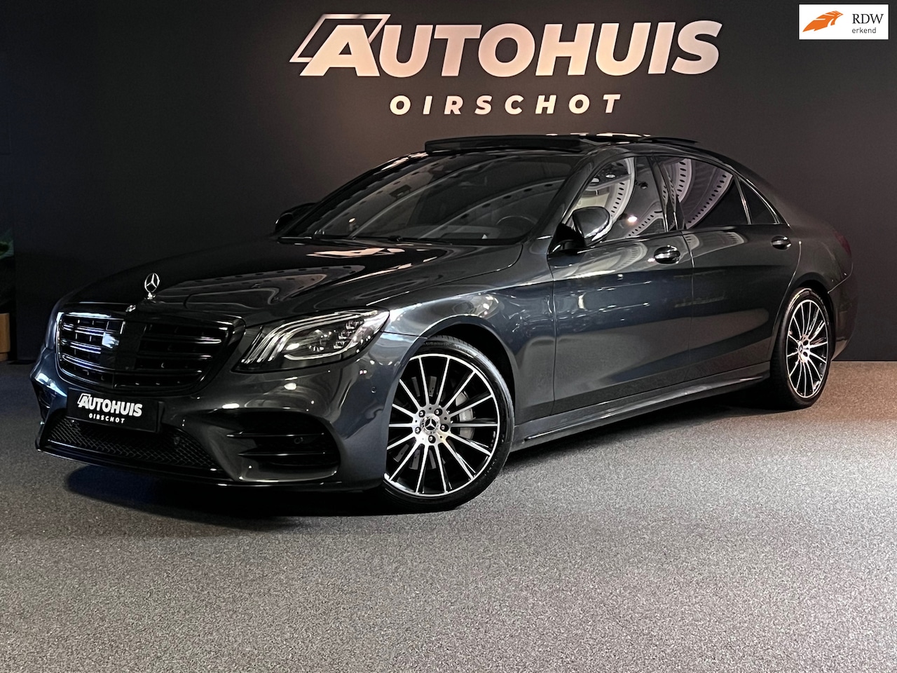 Mercedes-Benz S-klasse - 560 e Lang Premium Plus AMG line Pano/Massage/360camera/Luchtvering/Burmester/Stoelventila - AutoWereld.nl