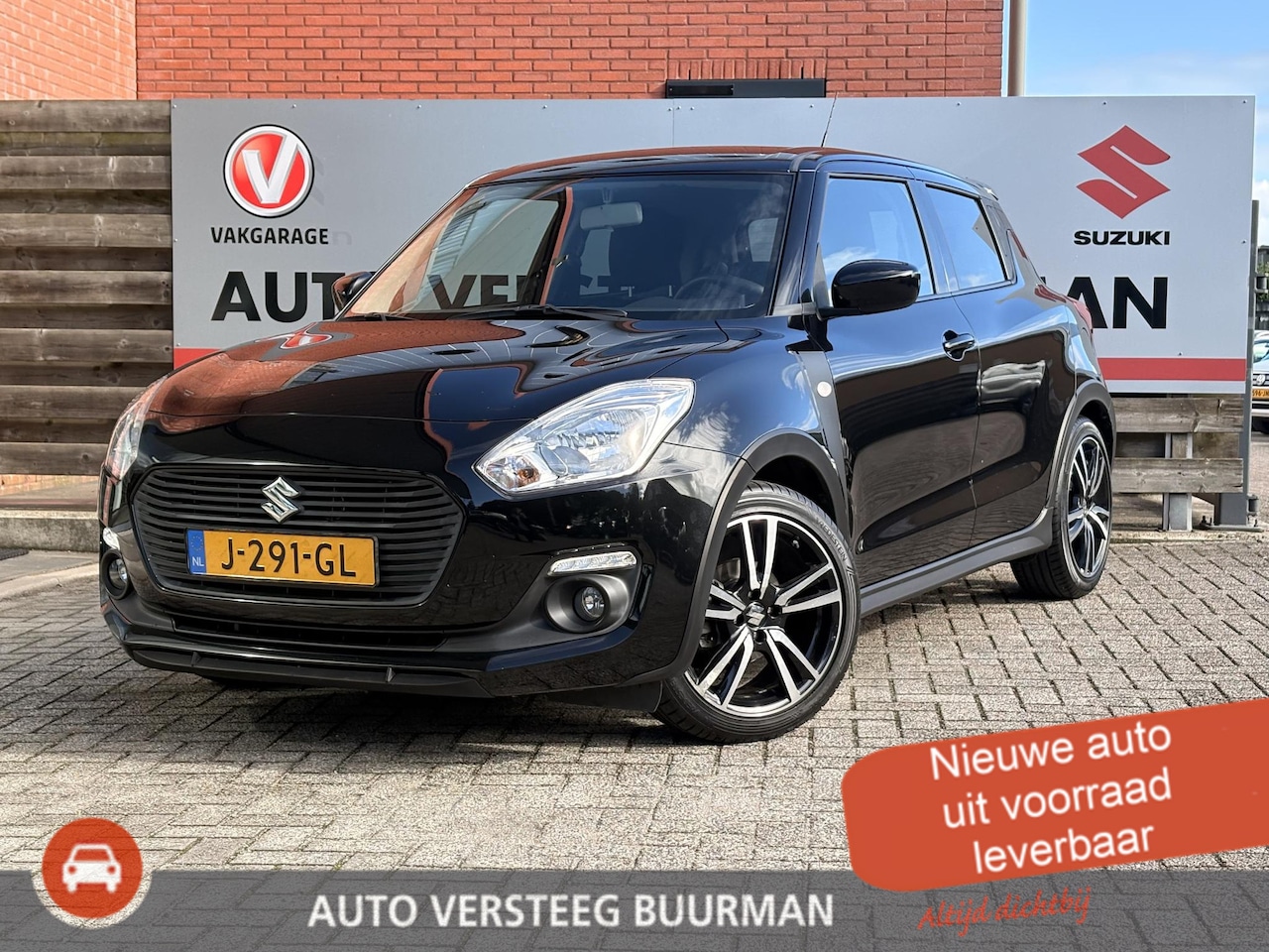 Suzuki Swift - 1.2 Sportline Smart Hybrid Dakspoiler, Dubbele Uitlaat, 17" Lichtmetalen Velgen - AutoWereld.nl