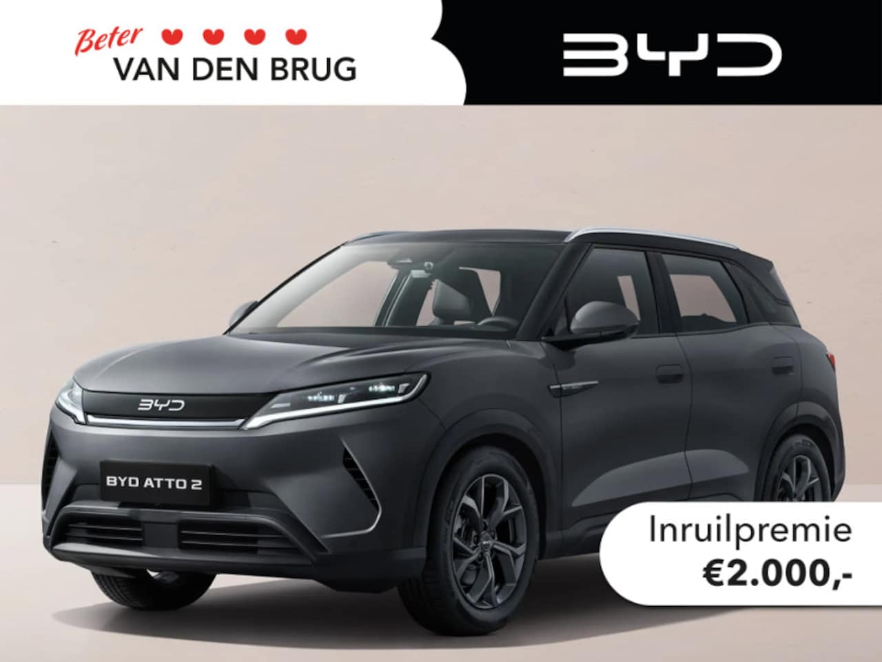 BYD Atto 2 - Business 65 kWh | €2000 KORTING | 430km WLTP | Warmtepomp | Panoramadak | 360° camera | Do - AutoWereld.nl