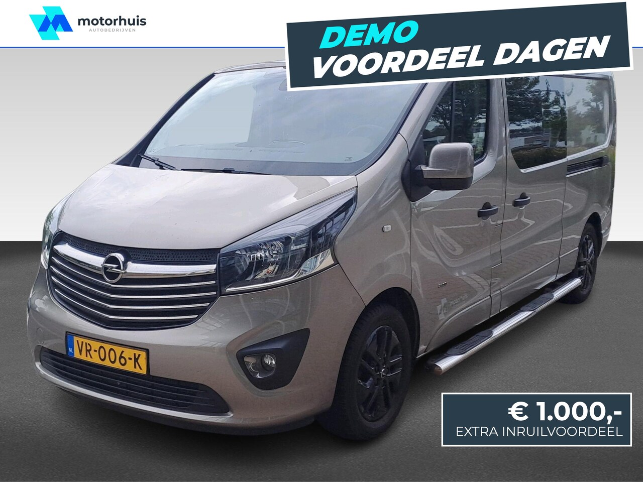 Opel Vivaro - 1.6 CDTI L2H1 DC Sport EcoFlex || Rijdende Demo, Bezichtiging op afspraak - AutoWereld.nl