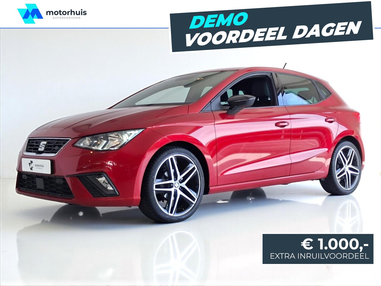 SEAT Ibiza - 1.0 EcoTSI 95pk FR Business Intense APPLE CARPLAY NAVI CAMERA ECC - AutoWereld.nl