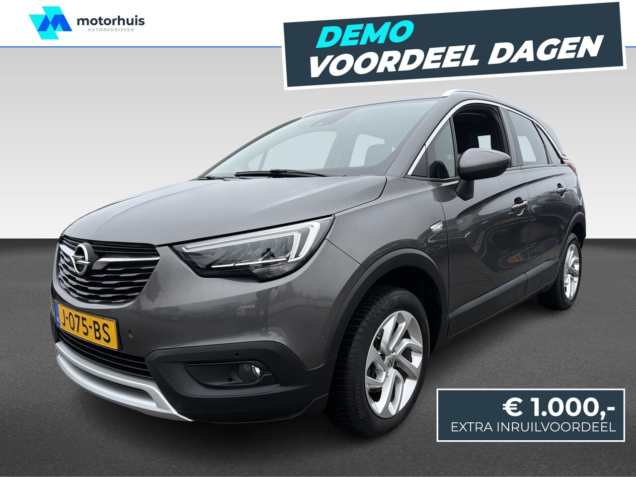 Opel Crossland X - 1.2 Turbo 130pk Start/Stop Innovation | 16'' Lichtmetalen velgen, 4-dubbelspaaks in Silver - AutoWereld.nl