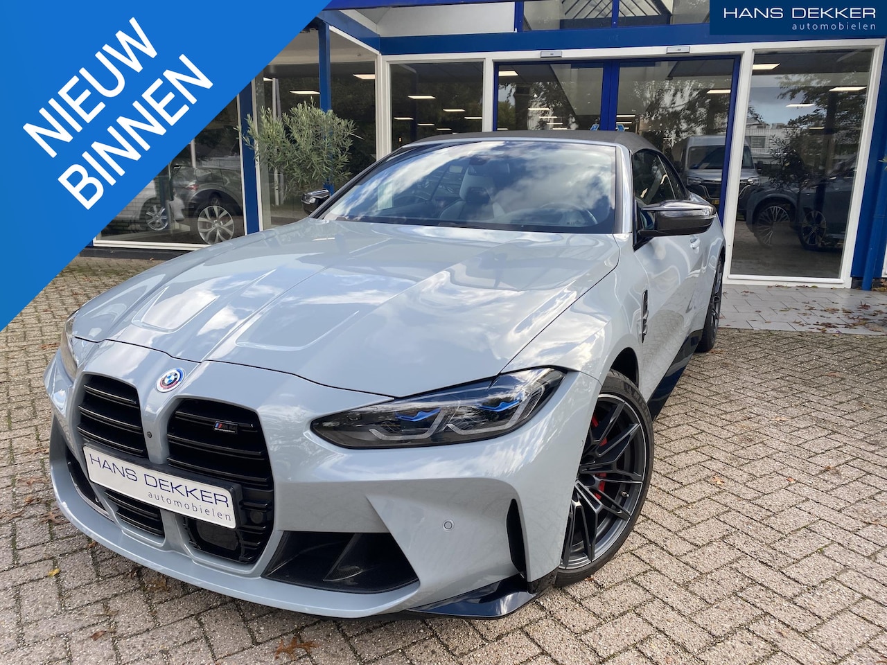 BMW 4-serie Cabrio - M4 xDrive Competition Stoel + Nek + Stuur verwamring / Carbon / 360 camera - AutoWereld.nl