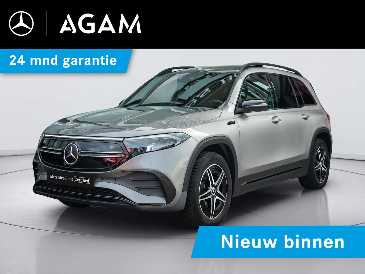 Mercedes-Benz EQB - 300 4MATIC AMG Line 7p. 67 kWh | Panorama dak - AutoWereld.nl