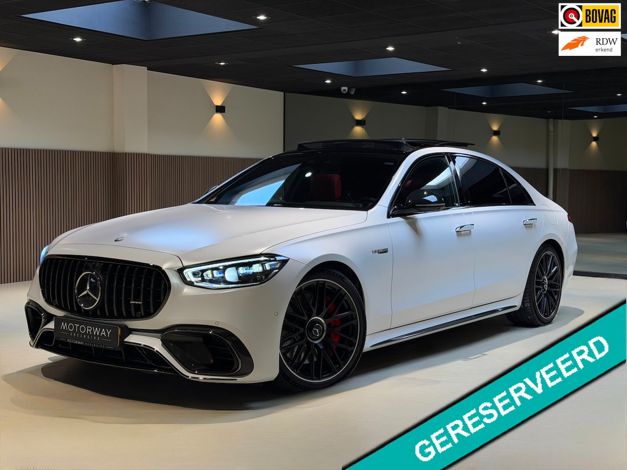 Mercedes-Benz S-klasse - AMG 63 S E Performance|Pano|HUD|Keyless|360|4D Burmester|Massage|Matrix|Chauffeurspakket|C - AutoWereld.nl