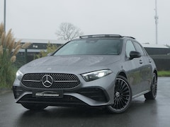 Mercedes-Benz A-klasse - 250 e AMG Panoramadak|360° Camera|HUD|Keyless|Sfeerverlichting|Night pakket|Memory|Elektri