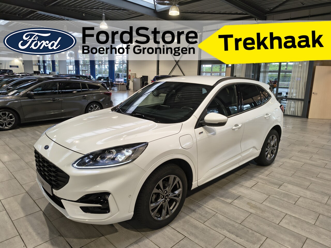 Ford Kuga - 2.5 PHEV 225 pk ST-Line X | Trekhaak | Winter Pack | Adapt. cruise | SOH 91,8% | El. a. kl - AutoWereld.nl