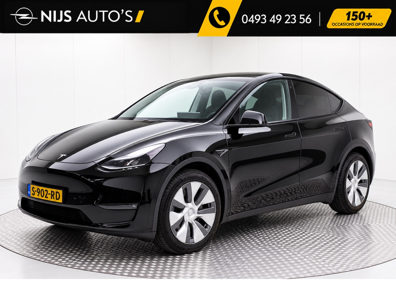 Tesla Model Y - Long Range AWD 75 kWh | NL Auto | Trekhaak | Panoramadak | Leder | Camera 360 + PDC v&a | - AutoWereld.nl