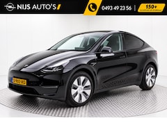 Tesla Model Y - Long Range AWD 75 kWh | NL Auto | Trekhaak | Panoramadak | Leder | Camera 360 + PDC v&a |