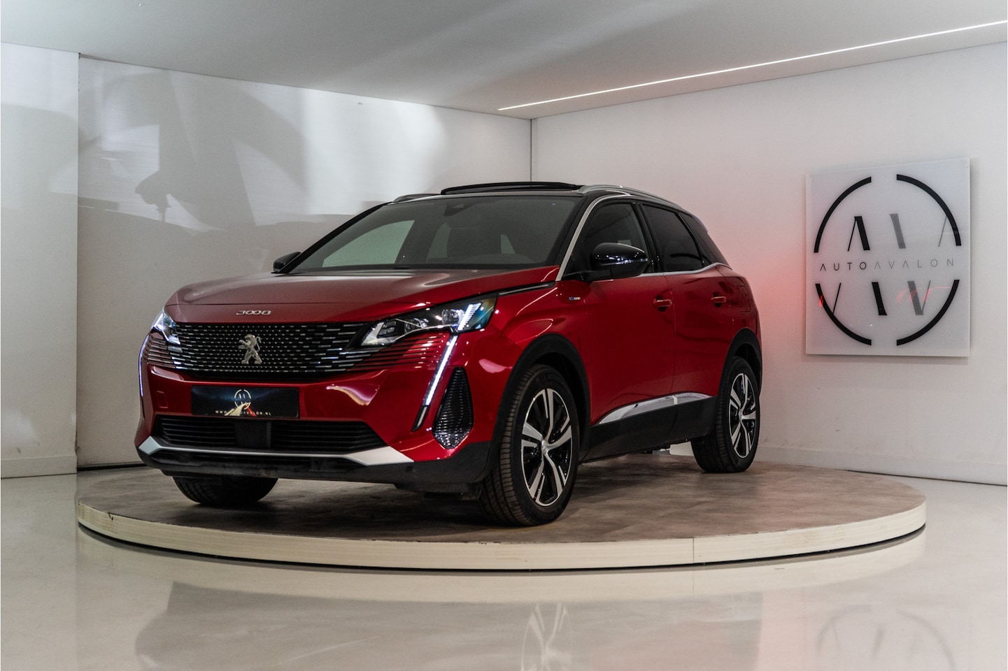 Peugeot 3008 - 1.6 HYbrid 225 GT 225 PK | Plug-in Hybrid | Panoramadak | ACC | Rouge Ultimate | Sfeer | V - AutoWereld.nl