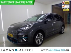 Kia e-Niro - ExecutiveLine 64 kWh | SOH 100% | Warmtepomp 3-fase Open dak Leder JBL CarPlay ECC Nav ACC