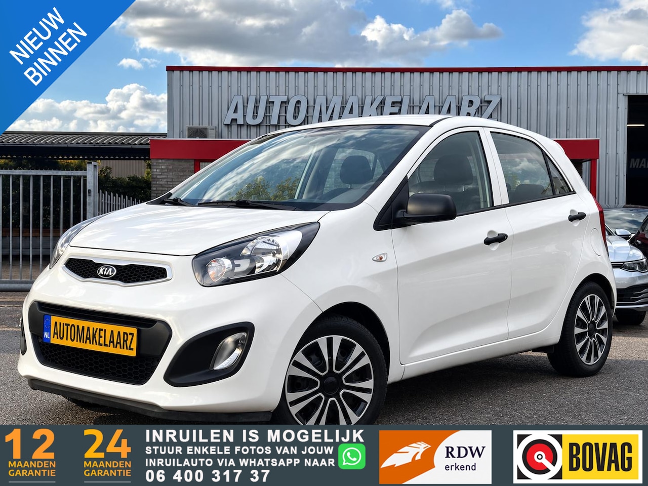 Kia Picanto - 1.0 CVVT NAP NL AUTO 5 DEURS TREKHAAK - AutoWereld.nl