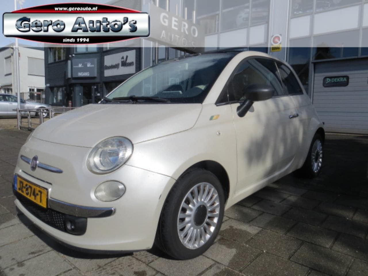 Fiat 500 - 1.2 lounge panorama airco ecc lmv etc - AutoWereld.nl