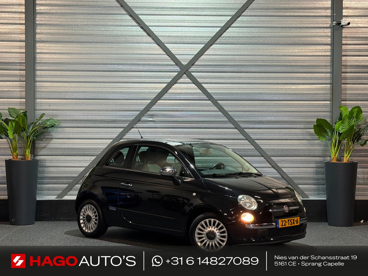 Fiat 500 - 1.2 Lounge 3E-EIG!/AIRCO/PANO/PDC/NAP/APK/MULTIMEDIA/12-MND-GARANTIE - AutoWereld.nl