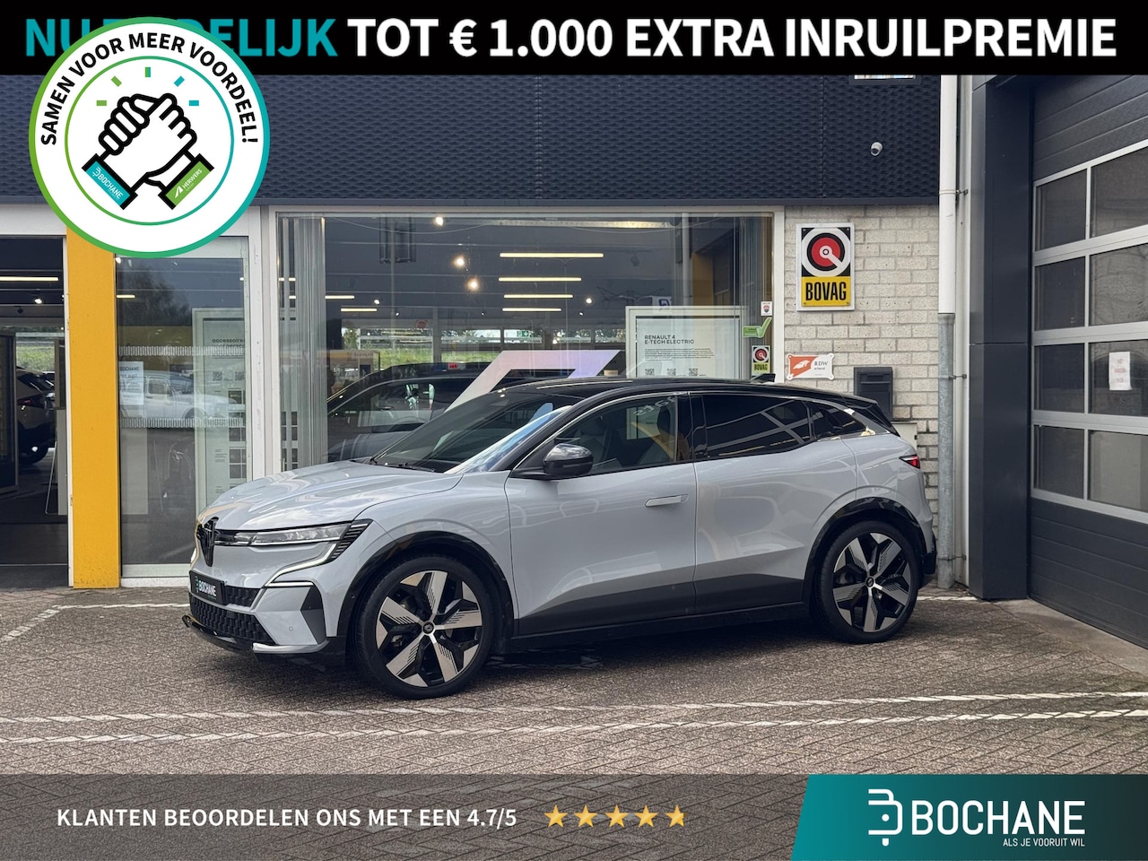 Renault Mégane E-Tech - EV60 Optimum Charge Techno | Stoelverwarming | Achteruitrijcamera | Apple Carplay | 360 gr - AutoWereld.nl