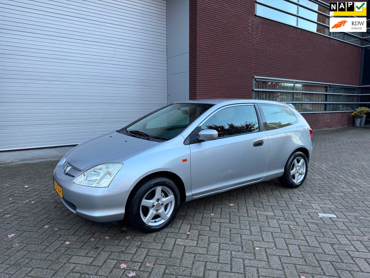 Honda Civic - 1.4i LS Automaat Airco Lmv Trekhaak Nap - AutoWereld.nl