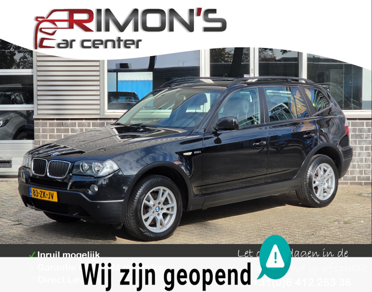 BMW X3 - 2.0i Business Line Hagel Schade Dak en Motor - AutoWereld.nl