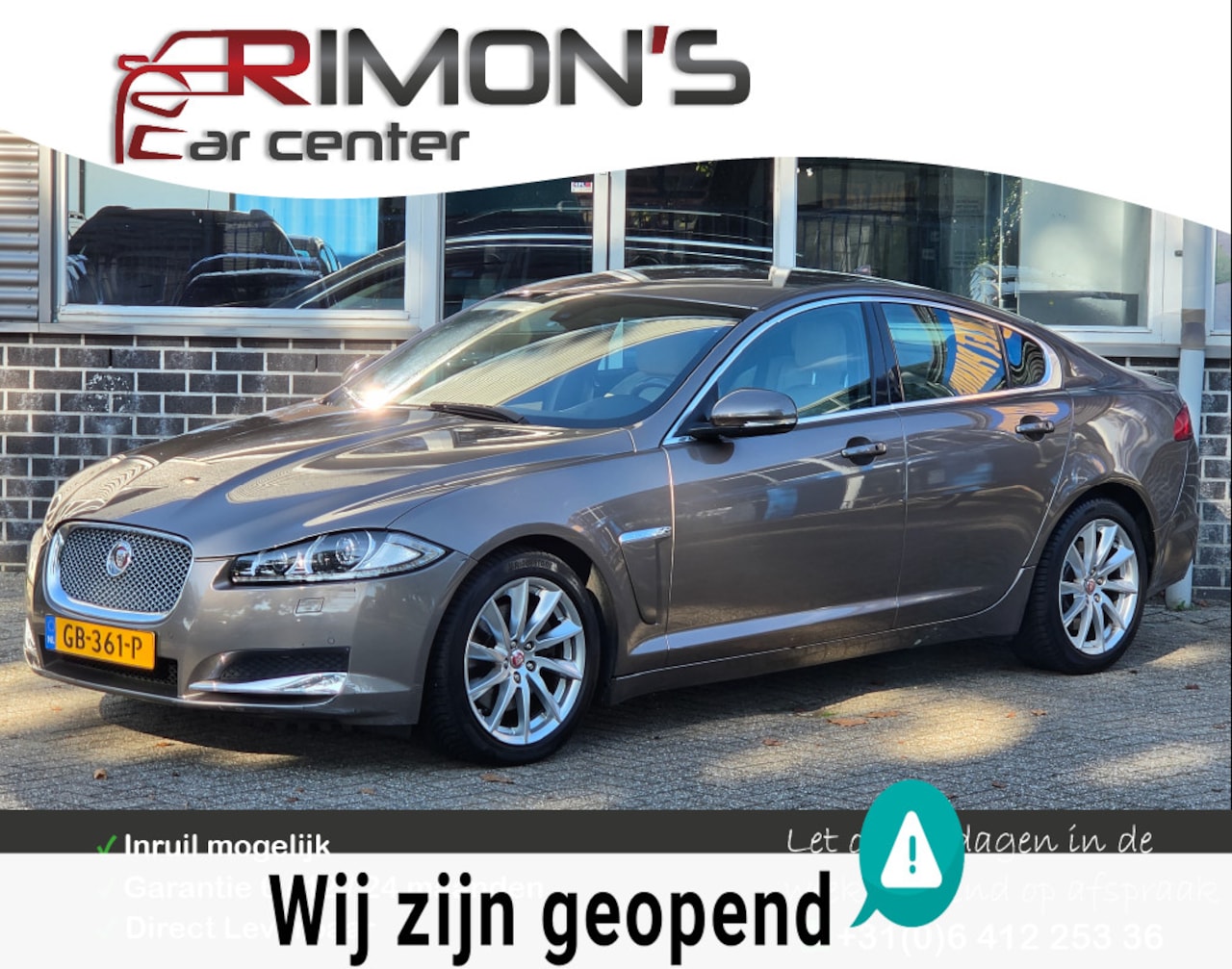 Jaguar XF - 2.2D Automaat Leder Licht Schaaf Schade Nap - AutoWereld.nl