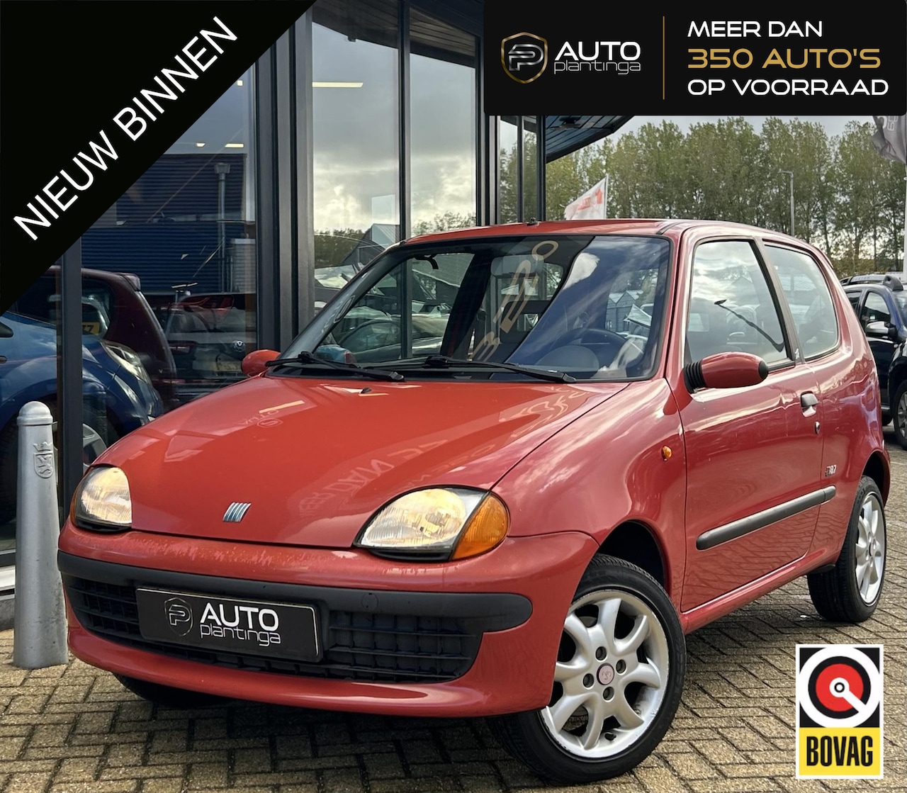 Fiat Seicento - 1100 ie Hobby | UNIEKE KM STAND! | NL AUTO | Nieuwe APK | Philips Cassette | 2 Sleutels | - AutoWereld.nl