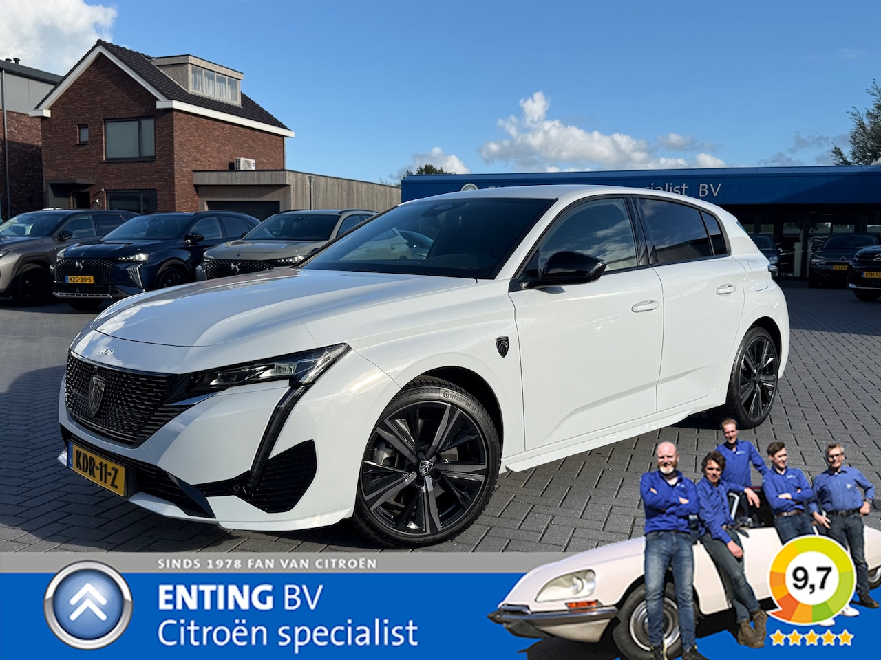 Peugeot 308 - 1.6 Plug-in Hybrid 180GT 18INCH 360 VISION DRIVE ASSIST TREKGEW 1500KG - AutoWereld.nl