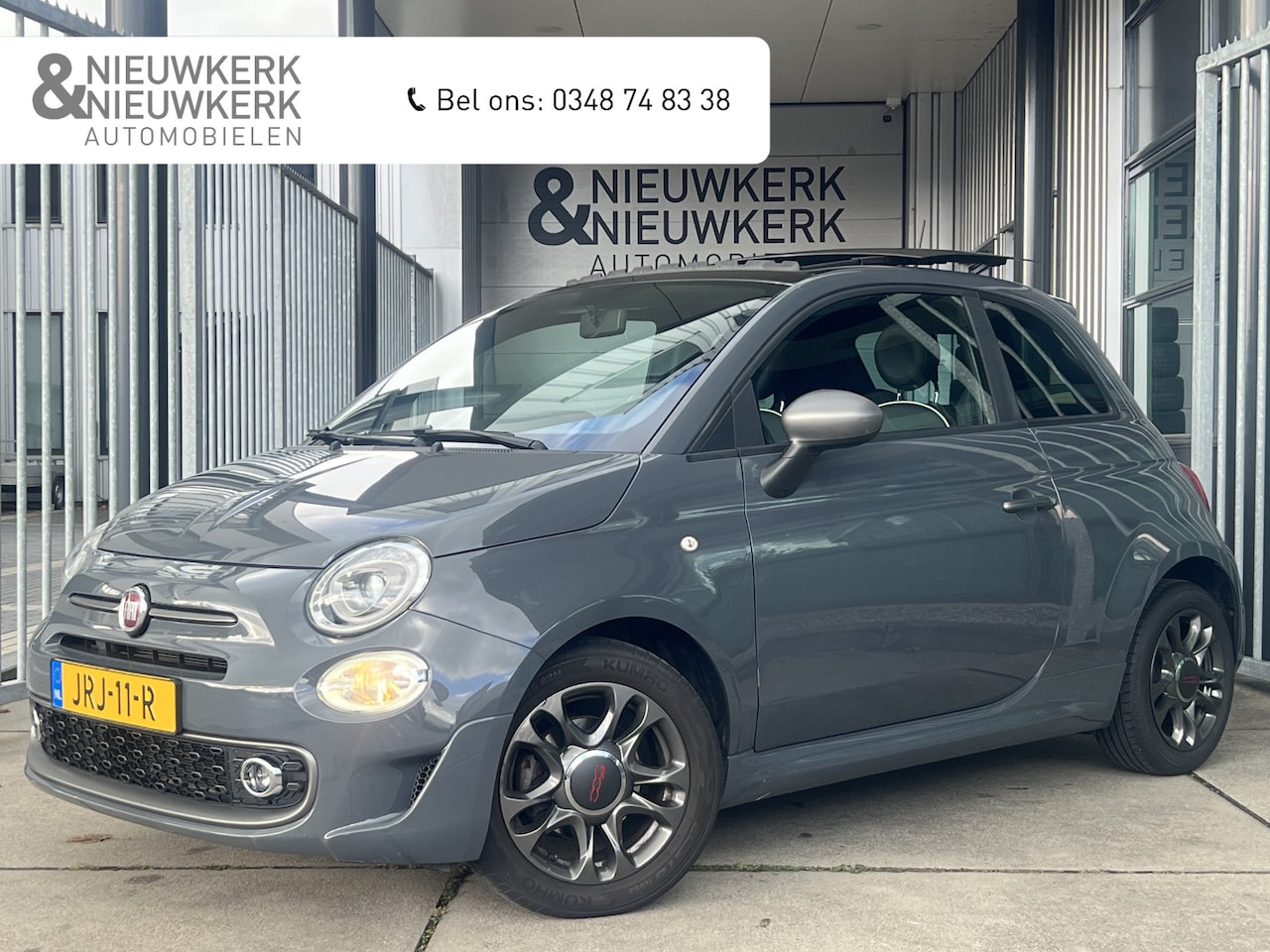 Fiat 500 - 1.0 Hybrid Lounge | SCHUIF/KANTELDAK | CARPLAY/ANDROID | CRUISE CONTROL | LMV 15'' | AIRCO - AutoWereld.nl