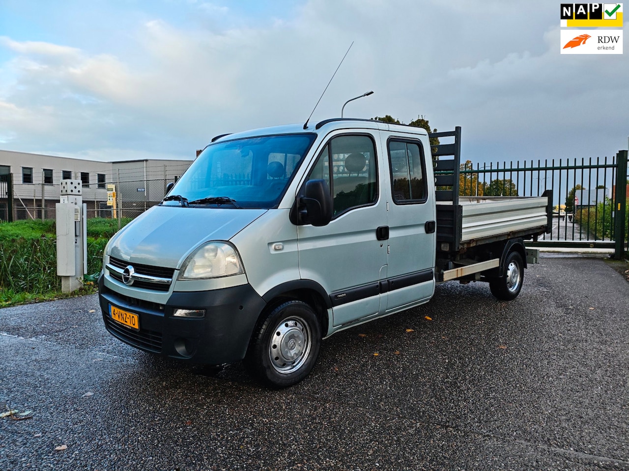 Opel Movano - 2.5 CDTI L3H1 DC Kipper! Airco! Nap!!! - AutoWereld.nl