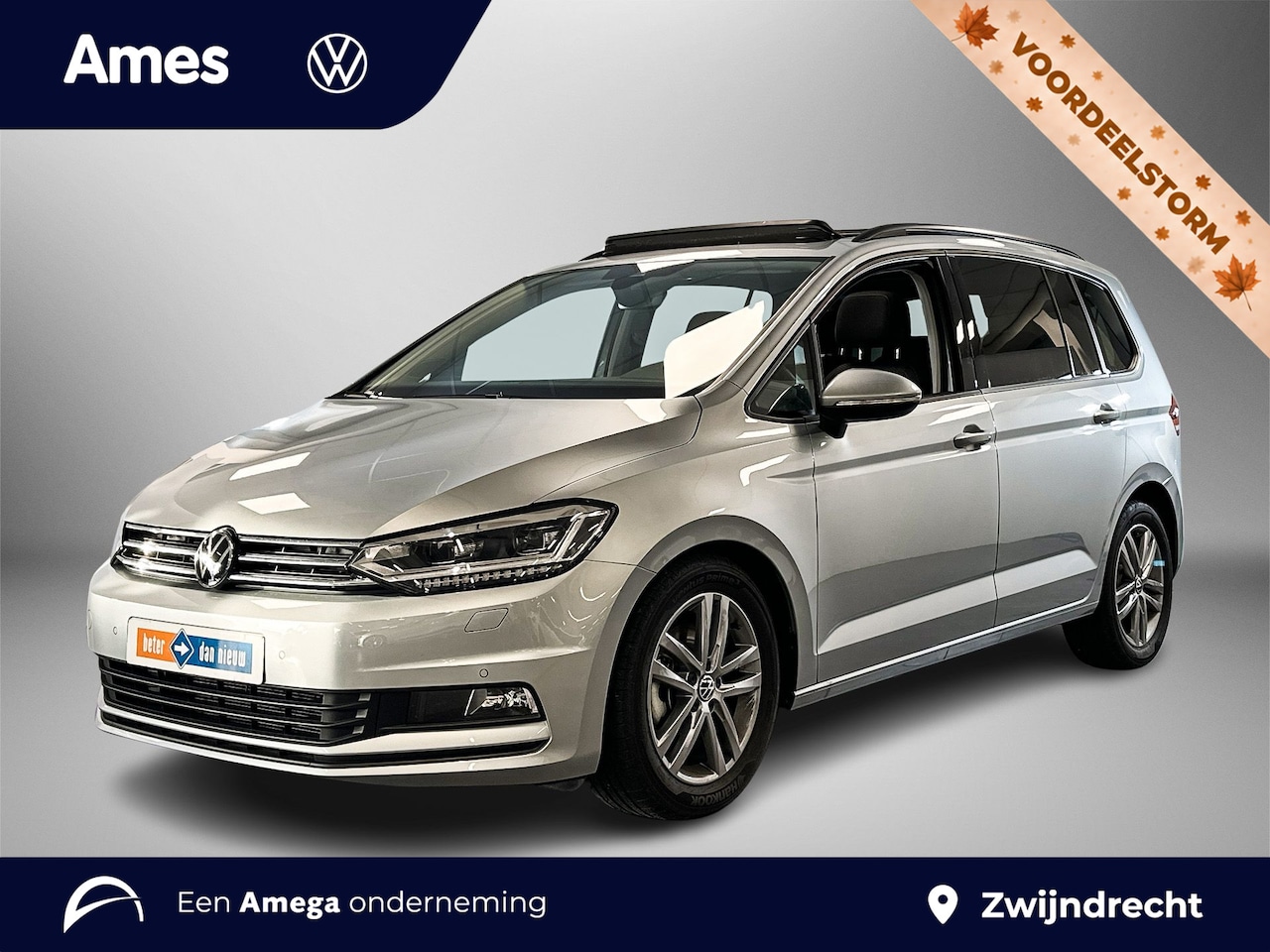 Volkswagen Touran - 1.5 150pk TSI Highline 7p Navigatie 'Discover Media' | Panoramaschuif-kanteldak | Travel P - AutoWereld.nl
