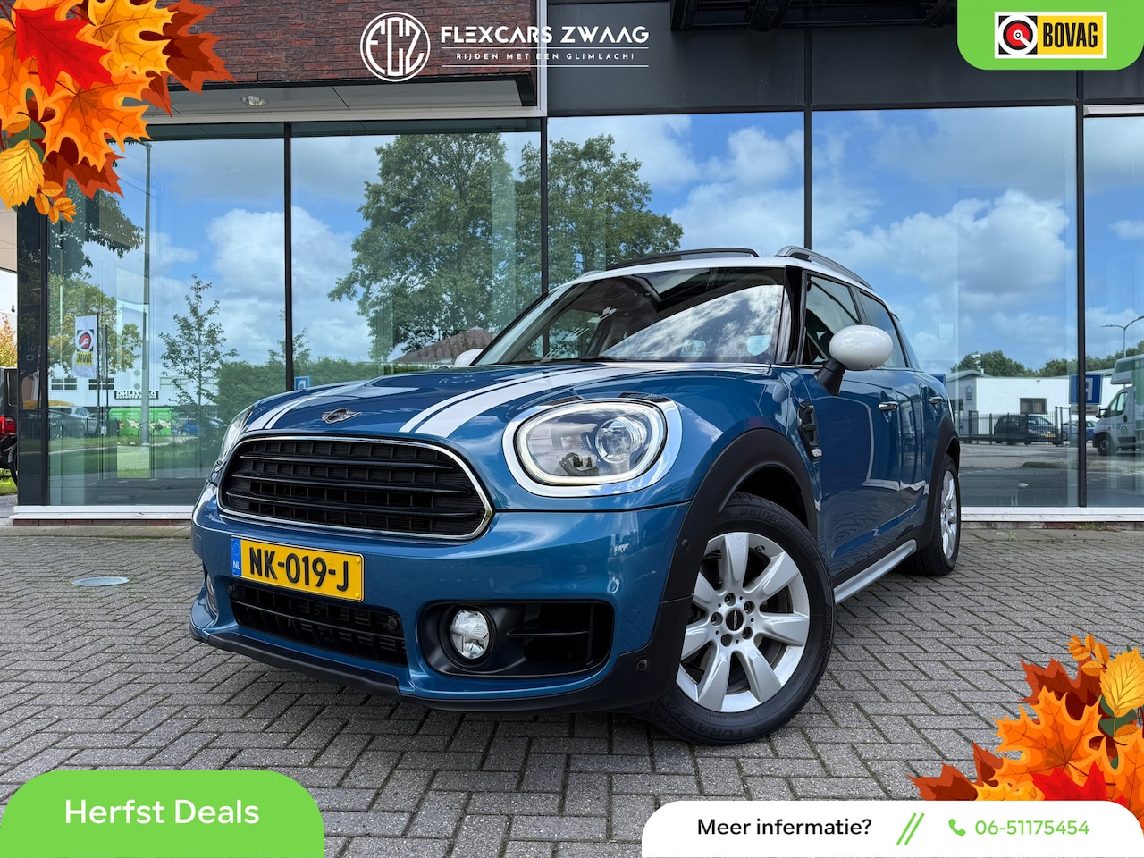 MINI Countryman - 1.5 Cooper Pepper - Automaat - Navi - Pano/Schuifdak - Leder - Org.NL - AutoWereld.nl