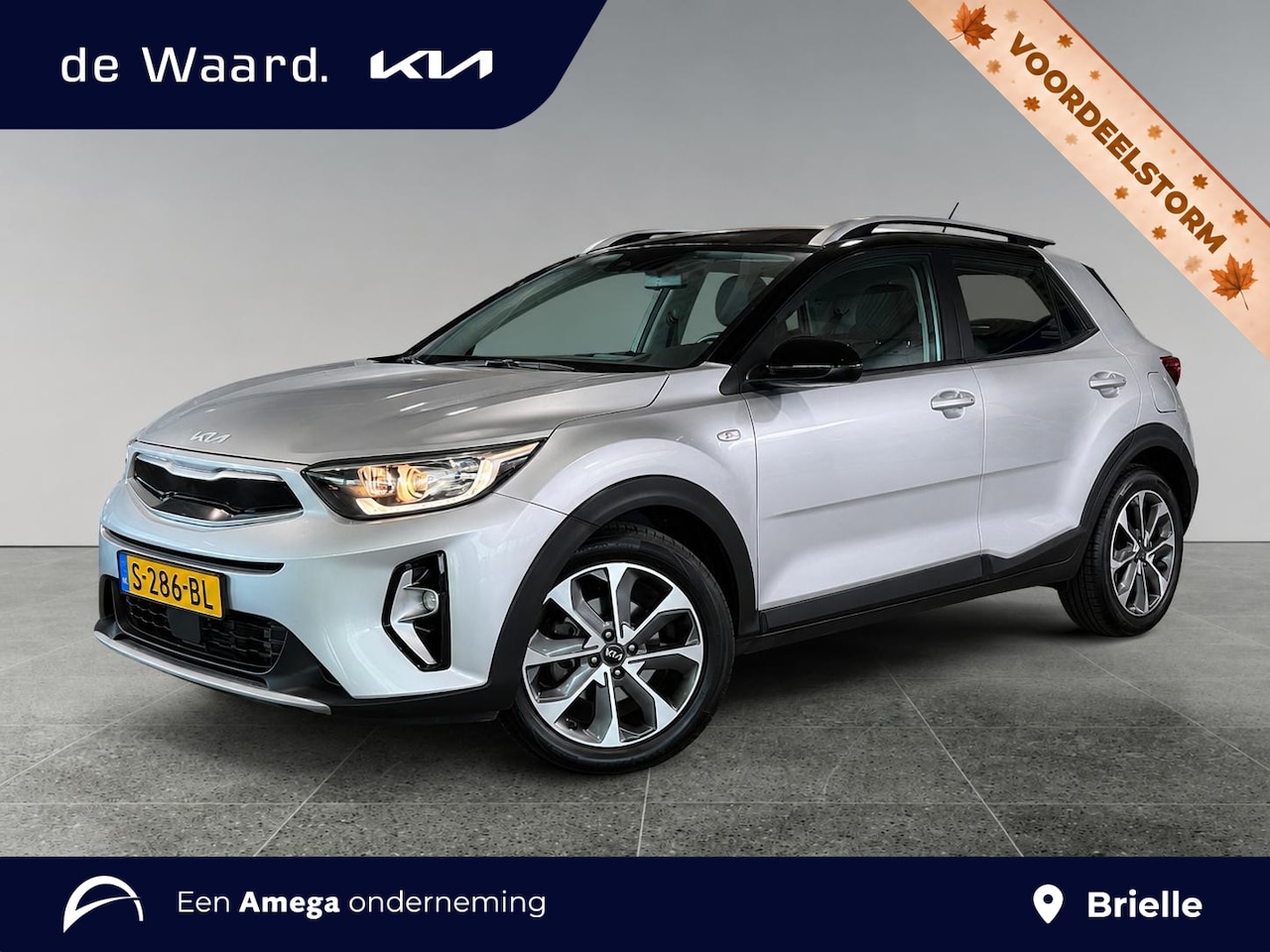 Kia Stonic - DynamicLine 1.0 T-GDi MHEV 100pk | TWO-TONE! | CAMERA | APPLE CARPLAY / ANDROID AUTO | ISO - AutoWereld.nl