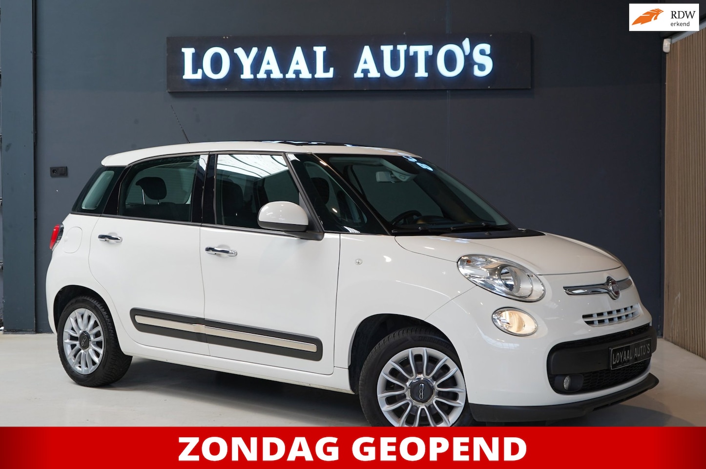 Fiat 500 L Living - 0.9 TwinAir PopStar | AIRCO | TREKHAAK | STOELVERW. | PDC | BEATS | APK - AutoWereld.nl