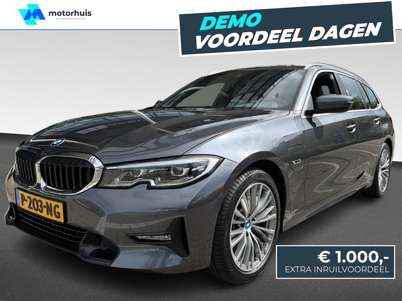 BMW 3-serie Touring - 320e Business Edition Plus || SoH 94% | Achteruitrijcamera | Airco separaat achter | Apple - AutoWereld.nl
