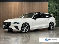 Volvo V60 - T8 AWD Recharge Ultra Dark | Trekhaak | 360 Camera | Schuifdak | 455pk | Crystal White | H
