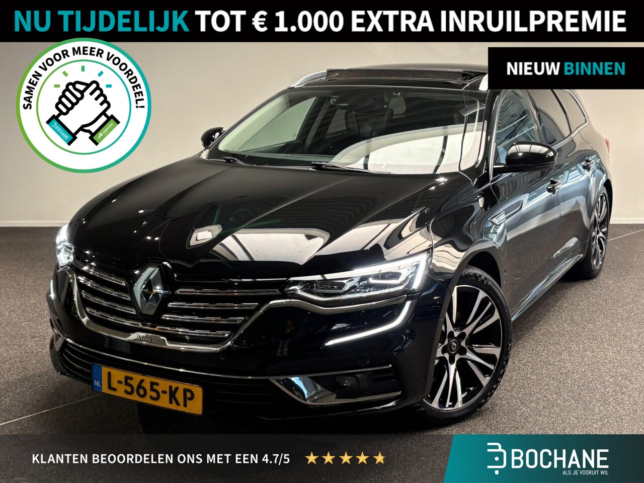 Renault Talisman Estate - 1.3 TCe Business Initiale Paris | Leder | Stoelverwarming | Camera | Trekhaak | Panoramada - AutoWereld.nl