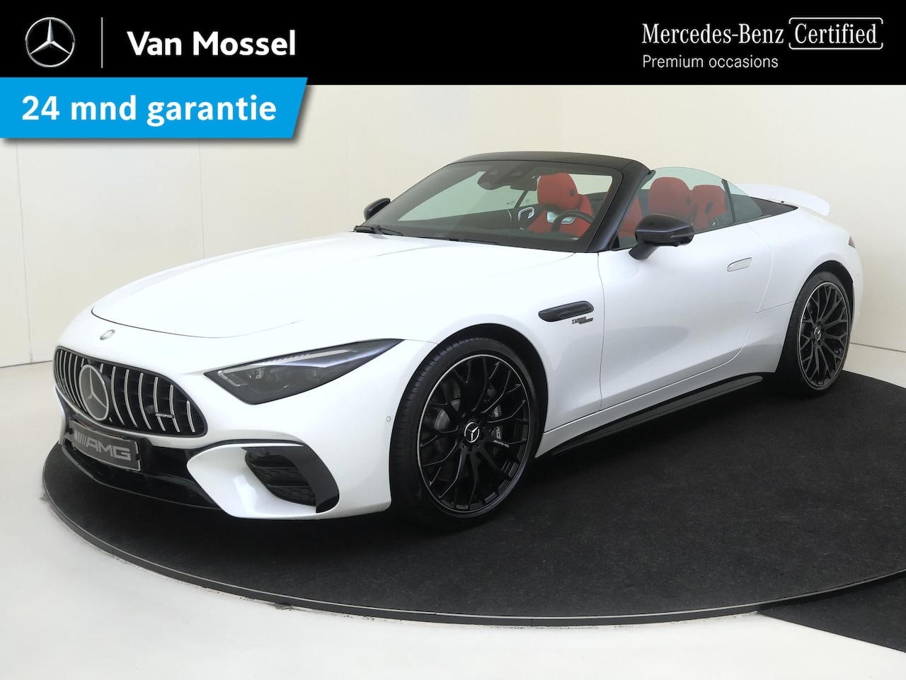 Mercedes-Benz SL-klasse Roadster - AMG 43 / V8 Styling/ 21 inch/ Burmester/ Stoelverwarming- & Ventilatie/ Perf. uitlaat - AutoWereld.nl