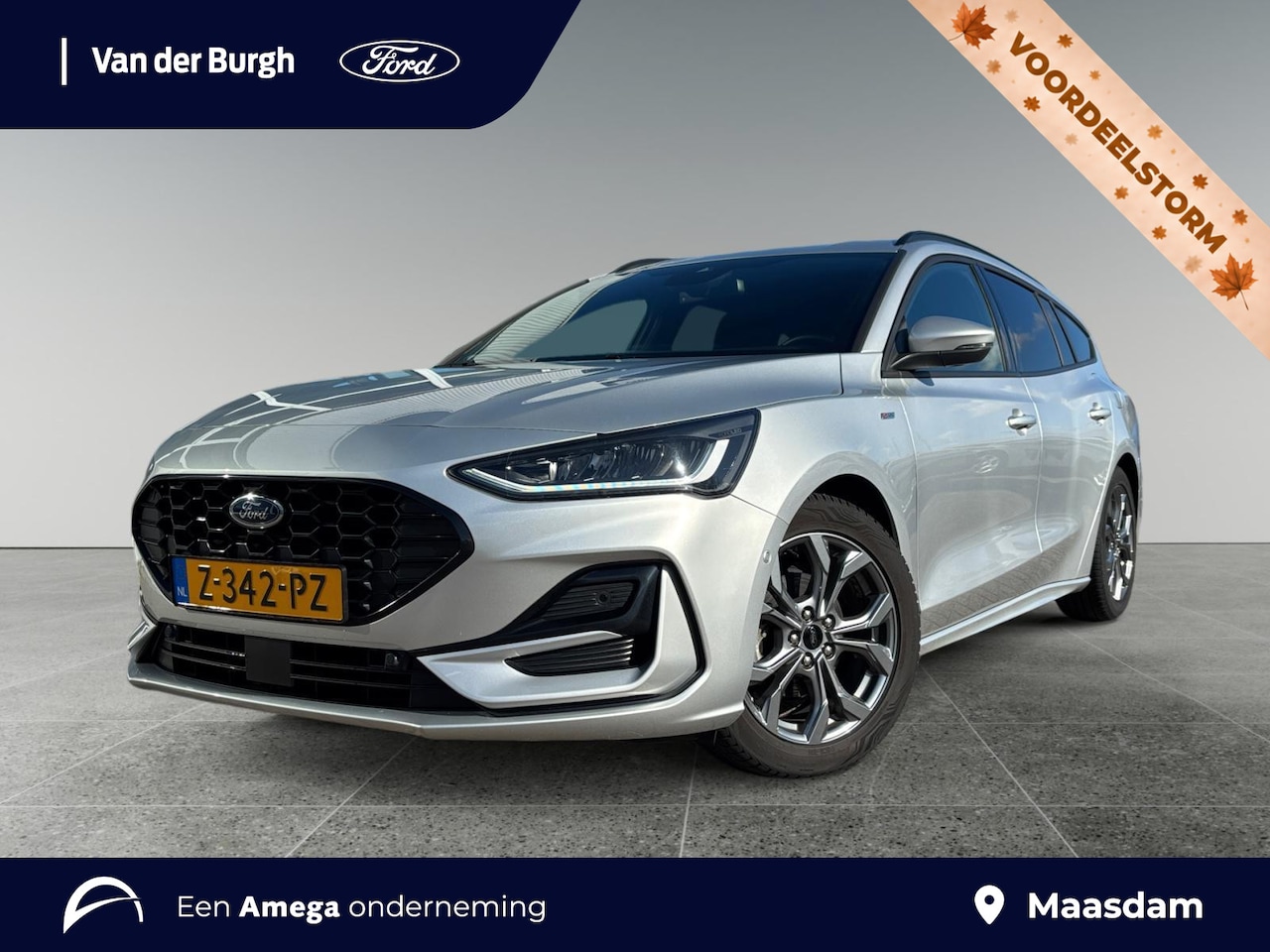 Ford Focus Wagon - ST Line 1.0 EcoBoost Hybrid | Winter Pack | Driver Assistance Pack | Moondust Silver | - AutoWereld.nl