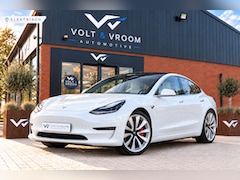 Tesla Model 3 - Performance AWD 75 kWh|Org NL NAP|1 Eig|Panoramadak|FSD|Premium Audio|Leder Wit Premium|Pa