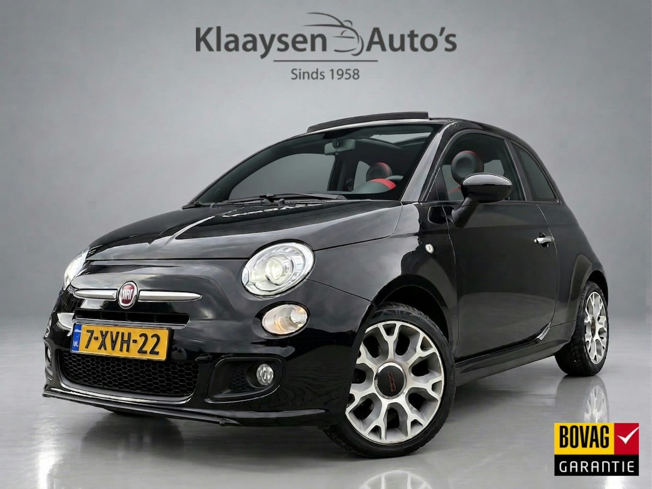 Fiat 500 C - 0.9 TwinAir Turbo 500S Sport | leder interieur | climate control | parkeersensoren | all s - AutoWereld.nl