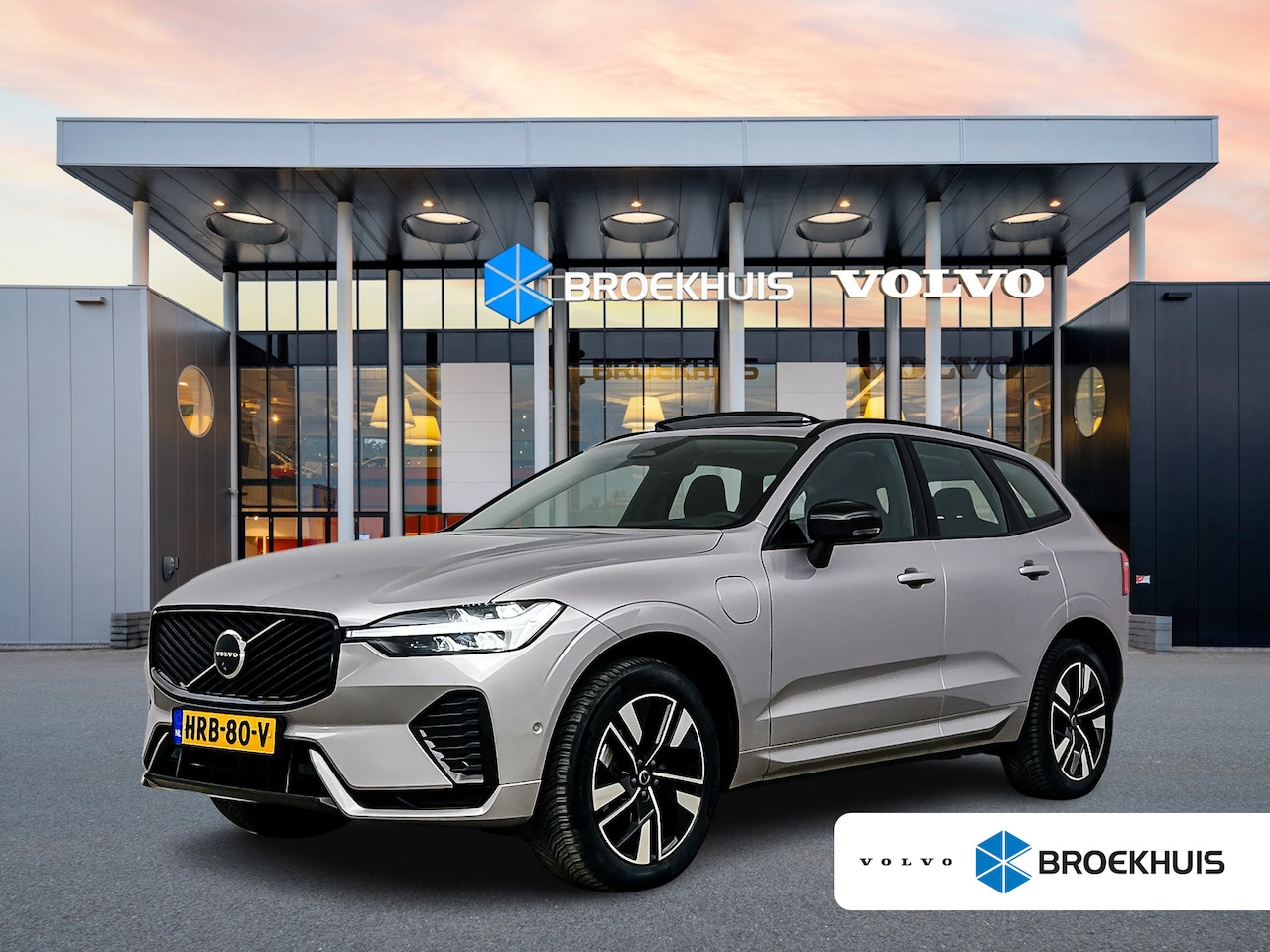 Volvo XC60 - T6 Recharge Plus Dark | Facelift | 19" Allseason | Panoramadak | Trekhaak | Head-Up | 360 - AutoWereld.nl