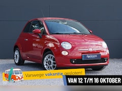 Fiat 500 - 1.2 Lounge H5 Airco Elek. Pakket Rosso Skai Leder