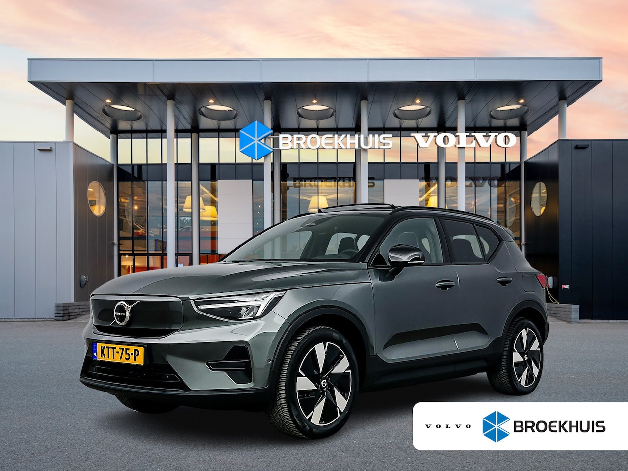 Volvo EX40 - Single Motor Extended Range Ultra Europa 82 kWh | 19" Allseason | Getint Glas | Leder/Nubu - AutoWereld.nl