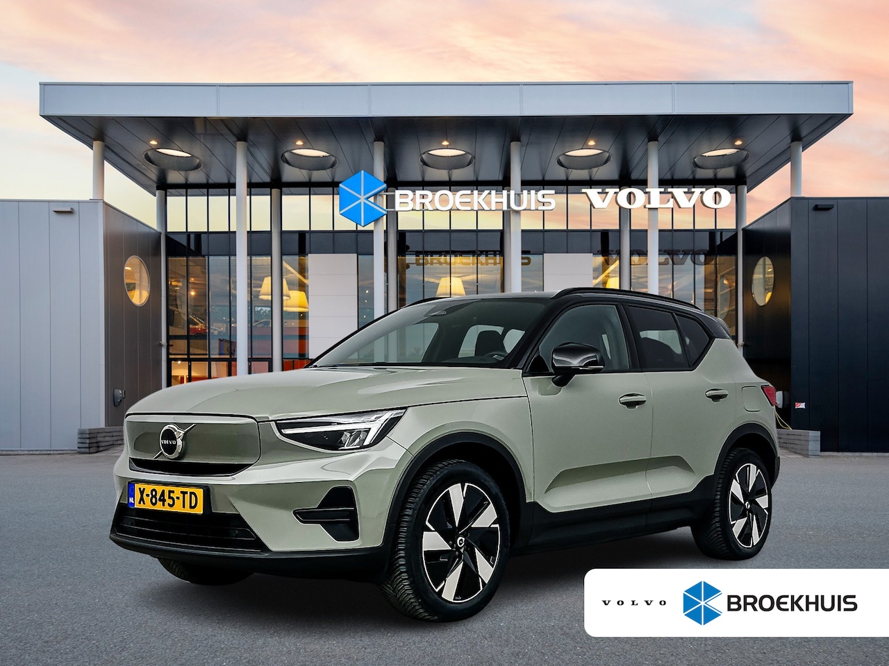 Volvo XC40 - EX40 Single Motor Extended Range Plus 82kWh | 19" Allseason | Leder/Nubuck | Trekhaak | Ge - AutoWereld.nl