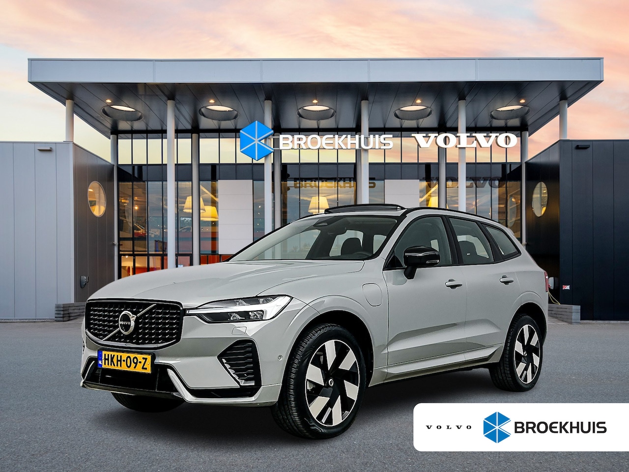 Volvo XC60 - T6 Recharge Ultra Dark | 20" Allseason | Luchtvering | 360 Camera | Trekhaak | Head-Up | P - AutoWereld.nl