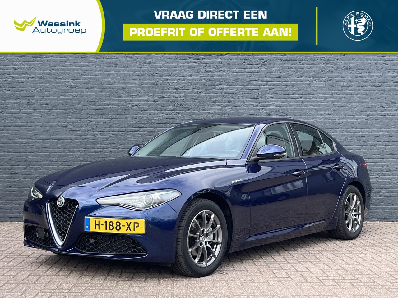 Alfa Romeo Giulia - 2.0T SUPER 200pk Automaat 1e Eigenaar | Adaptive Cruise Control | Dodehoek Detectie | Brui - AutoWereld.nl