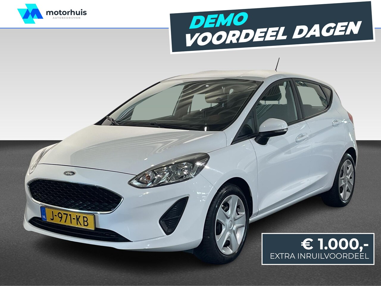 Ford Fiesta - 1.1 Trend | Achterbank in delen neerklapbaar | Airco | Anti Blokkeer Systeem - AutoWereld.nl