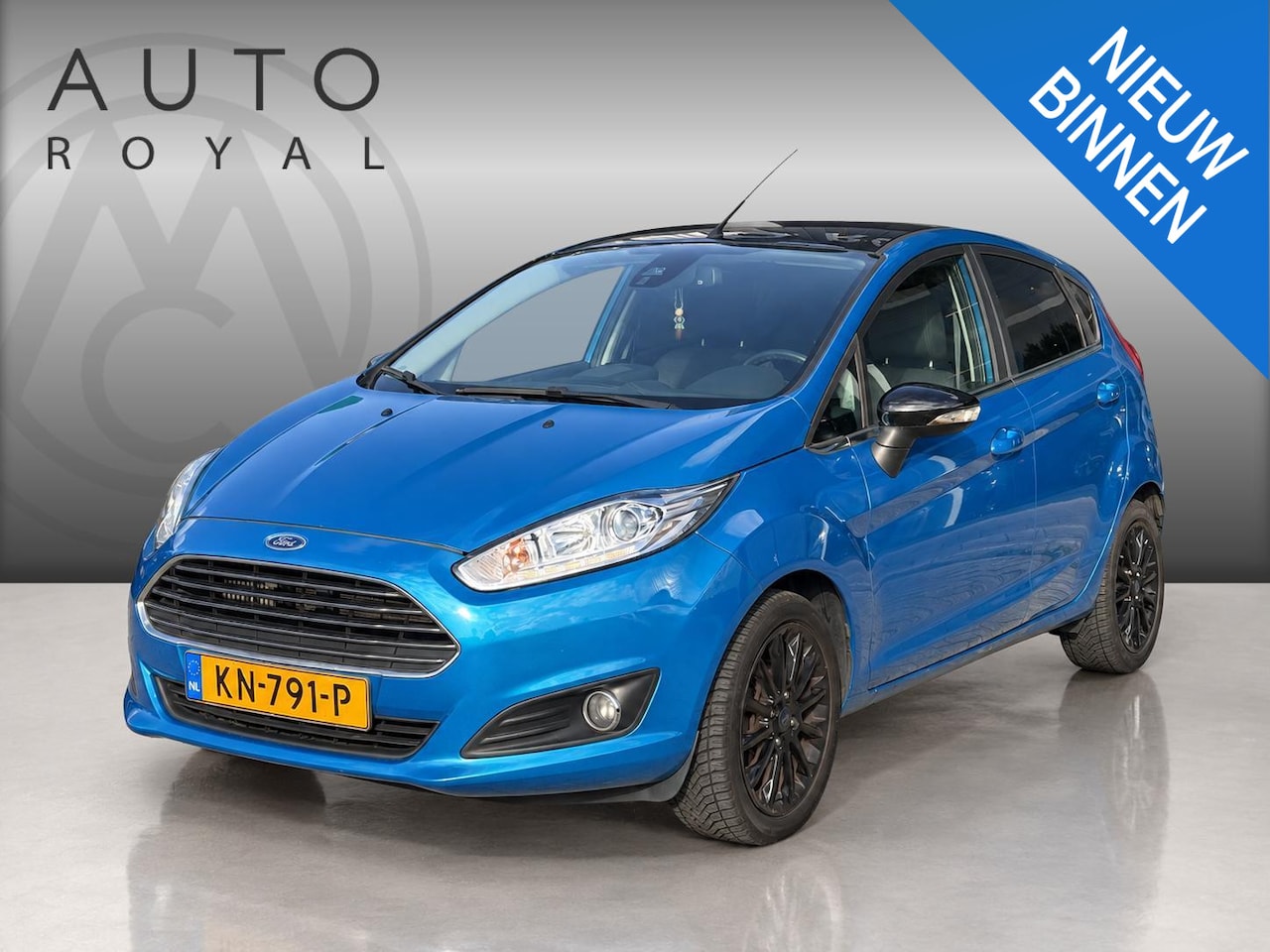 Ford Fiesta - 1.0 EcoBoost Candy Blue Edition | CRUISE | AIRCO | PARKEERSENSOREN | ELEKTRISCHE RAMEN | - AutoWereld.nl