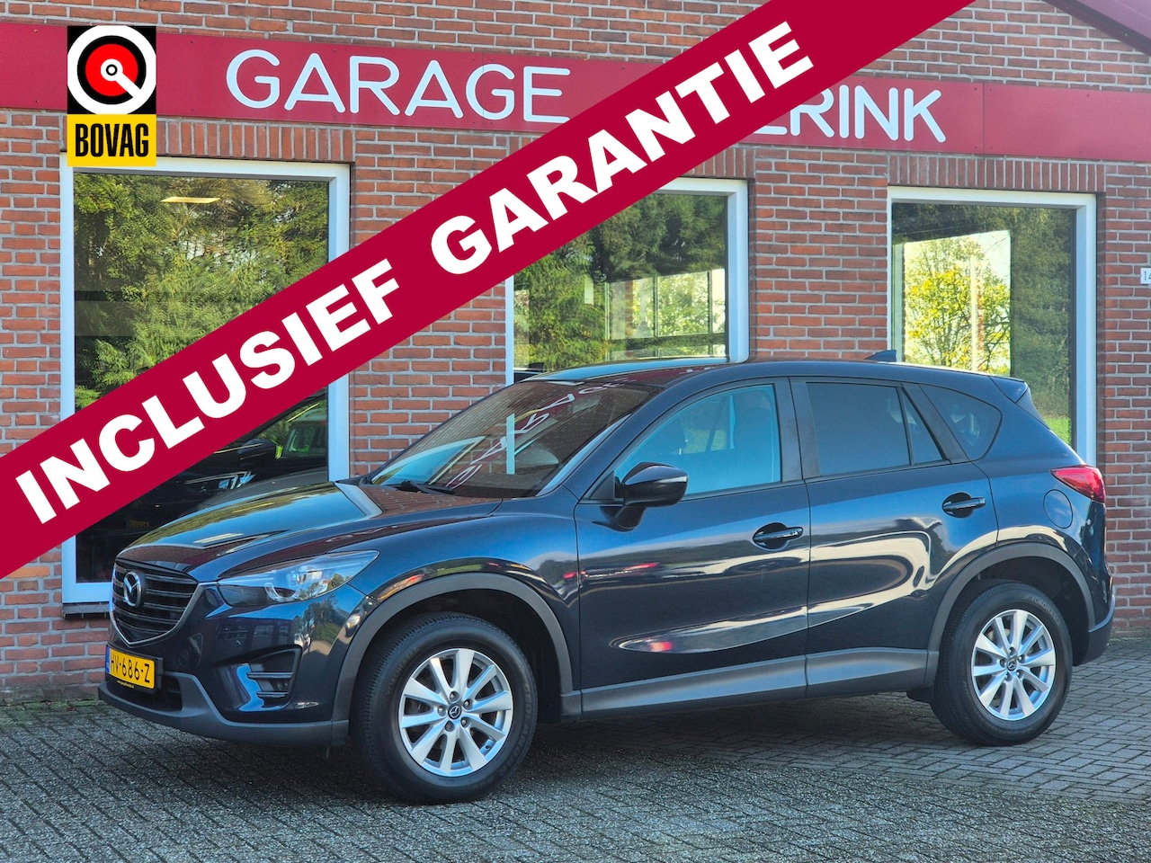 Mazda CX-5 - 2.0 SkyActiv-G 165 TS+ 2WD 165PK 5drs clima, cruise, navi, pdc, trekhaak, stoelverw., lmv - AutoWereld.nl