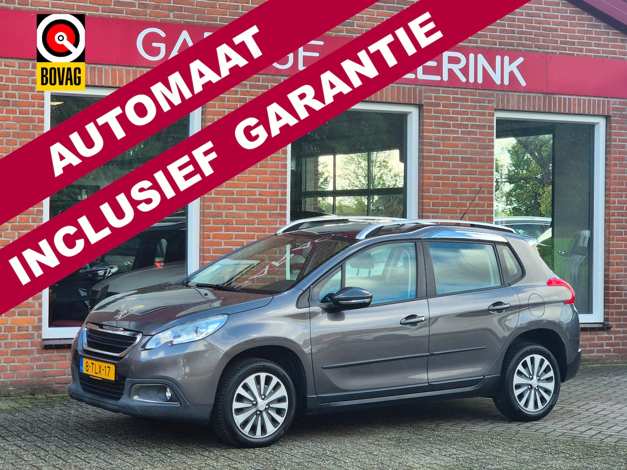 Peugeot 2008 - 1.2 VTi Active Pack Premium 82PK 5drs AUTOMAAT clima, cruise, navi, panoramadak - AutoWereld.nl