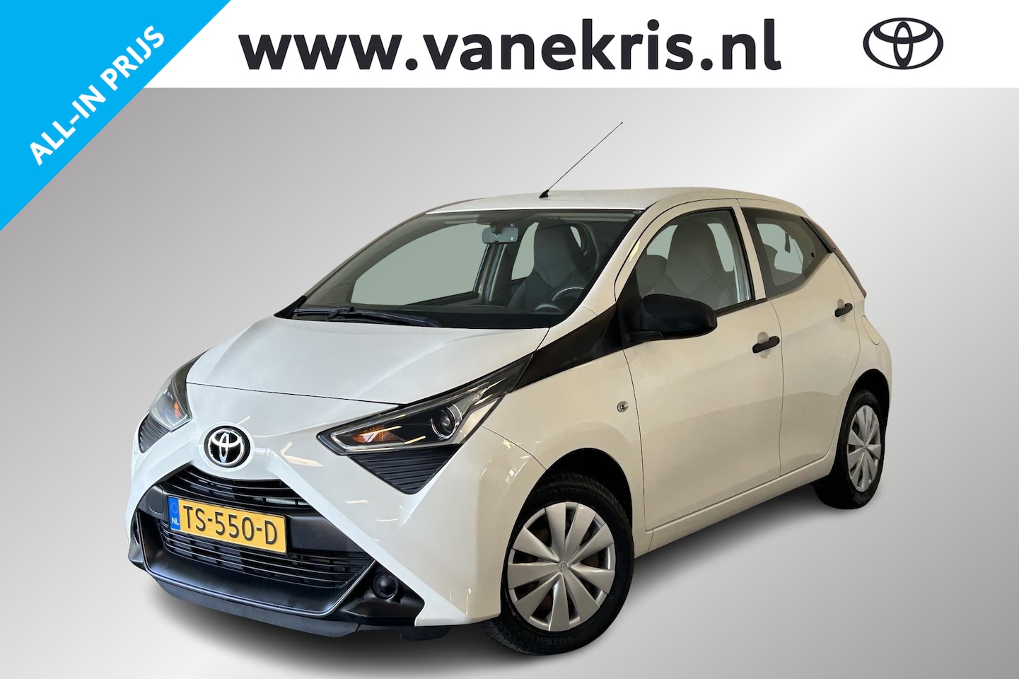 Toyota Aygo - 1.0 VVT-i x-fun 1.0 VVT-i X-Fun, Airco ,All seasonbanden, Bluetooth, Dealer onderhouden! - AutoWereld.nl