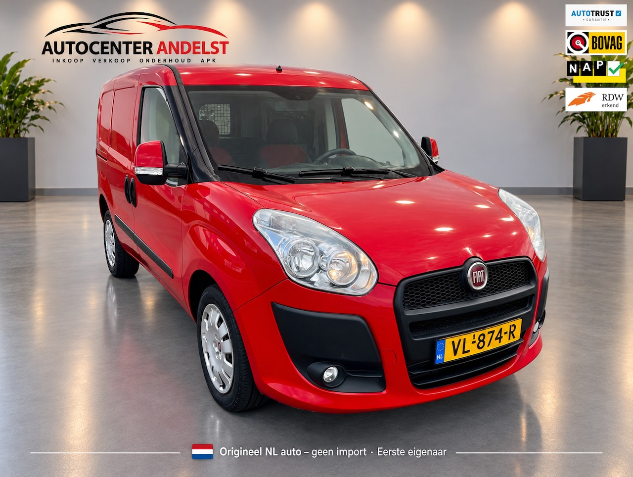 Fiat Doblò Cargo - 1.4 T-Jet Natural Power SX 1.4 T-Jet Natural Power SX, Airco, Radio-CD/MP3 speler, Elektr ramen, Parrot, Pdc, 1e eig - AutoWereld.nl