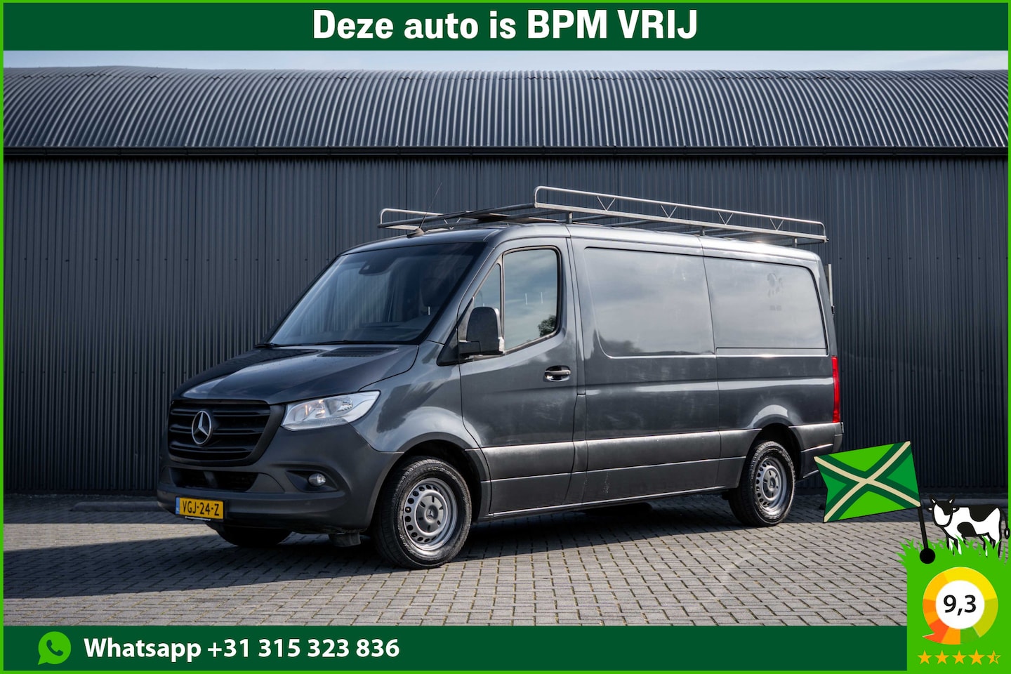 Mercedes-Benz Sprinter - 314 CDI RWD L2H1 | Automaat | 3-Zits | Camera | Cruise | Mbux | Airco | Imperiaal - AutoWereld.nl